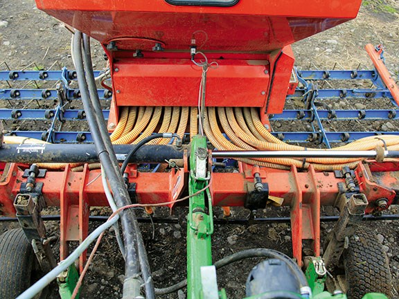 Hatzenbichler 6m tine harrow/air seeder