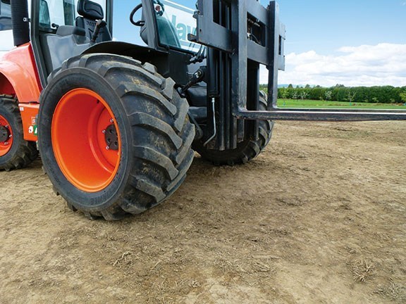 AUSA C 250H rough terrain forklift 7