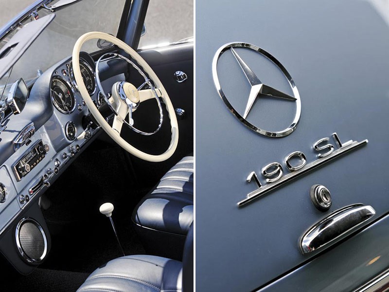 Mercedes-Benz SLS AMG vs 190SL vs 300SL