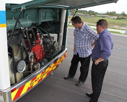 engine compartment Denning Australia Phoenix Midi
