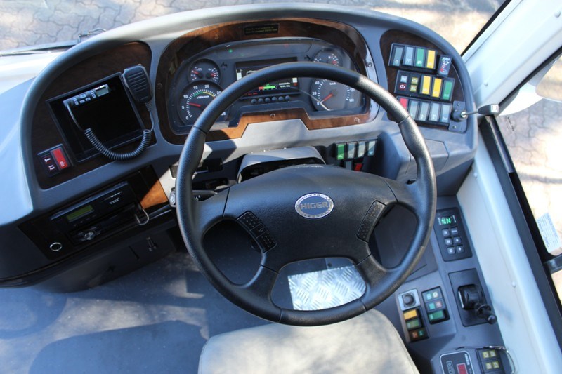 Higer roadboss driver’s position