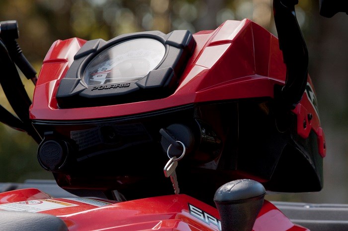 Polaris Sportsman X2 550 ATV instrument panel