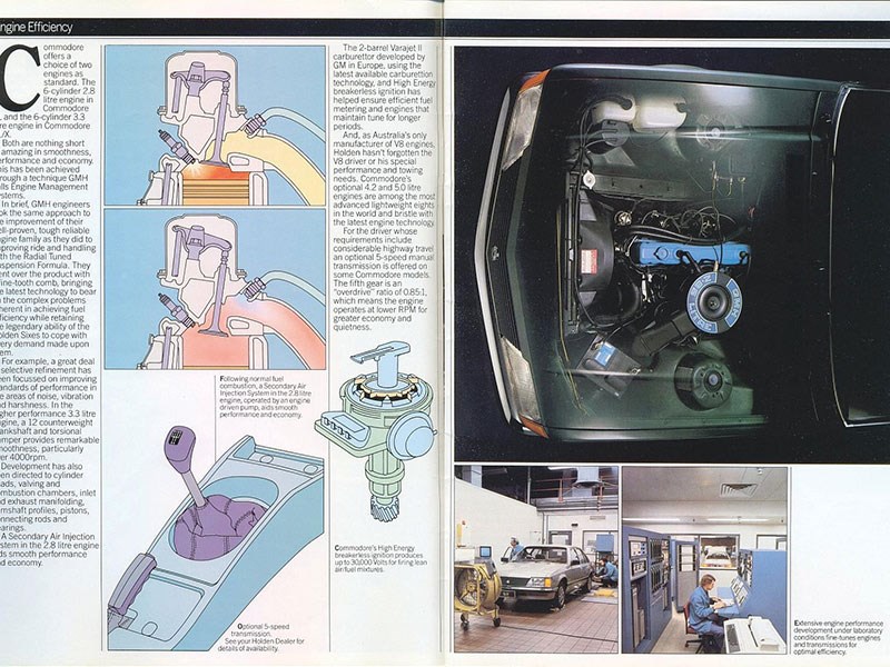 holden commodore vh brochure 2