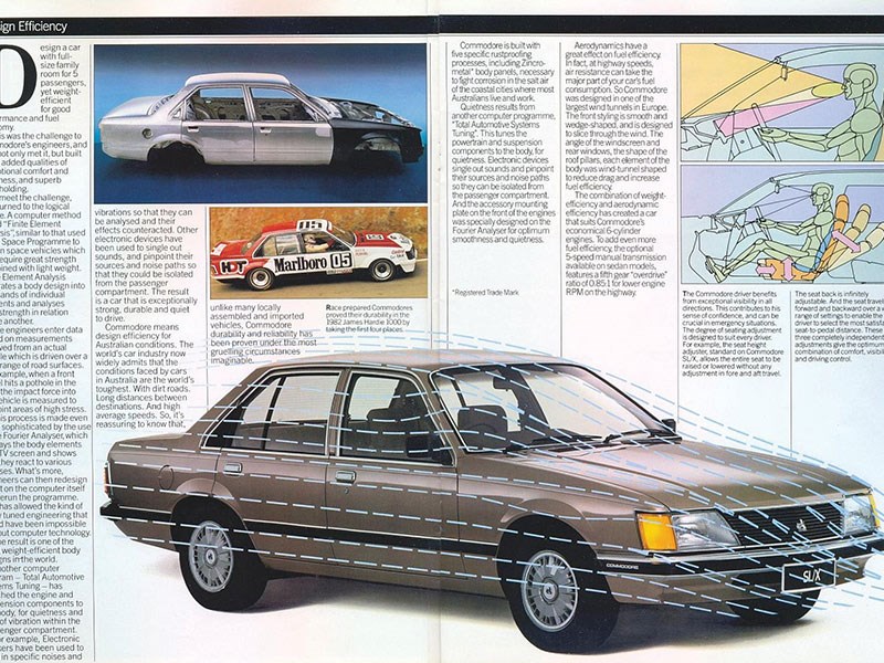holden commodore vh brochure
