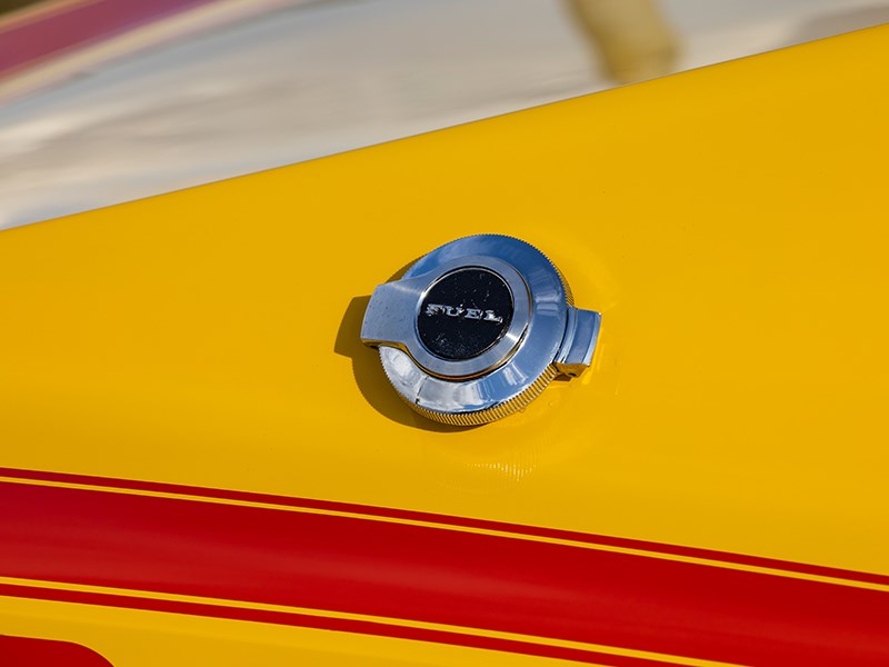 chrysler valiant charger yellow fuel cap