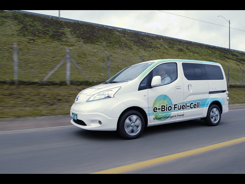 Nissan's SOFC prototype van
