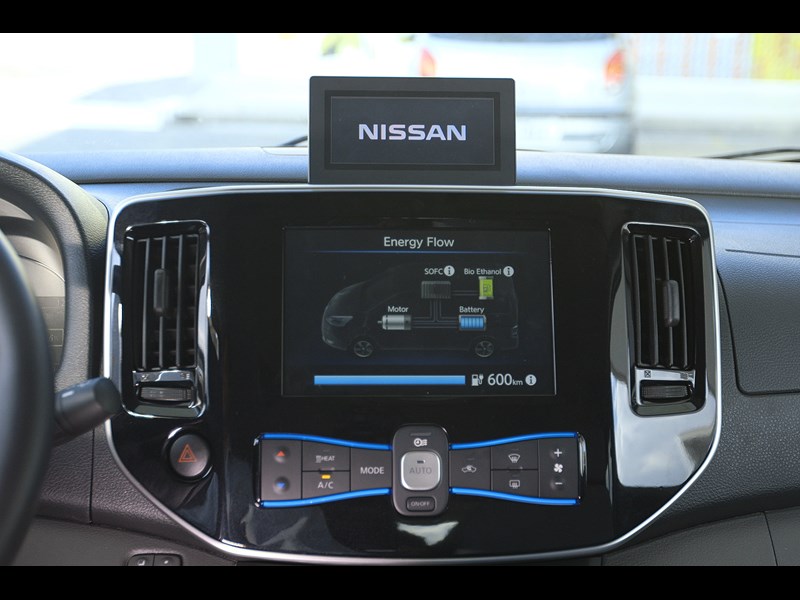 The SOFC system uses 100 per cent ethanol to run the battery
