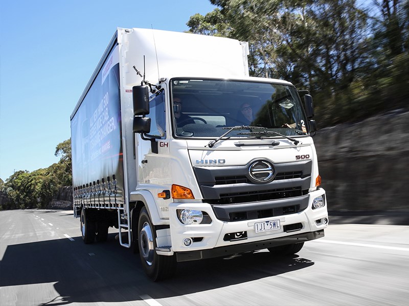 BTS trucks Hino1