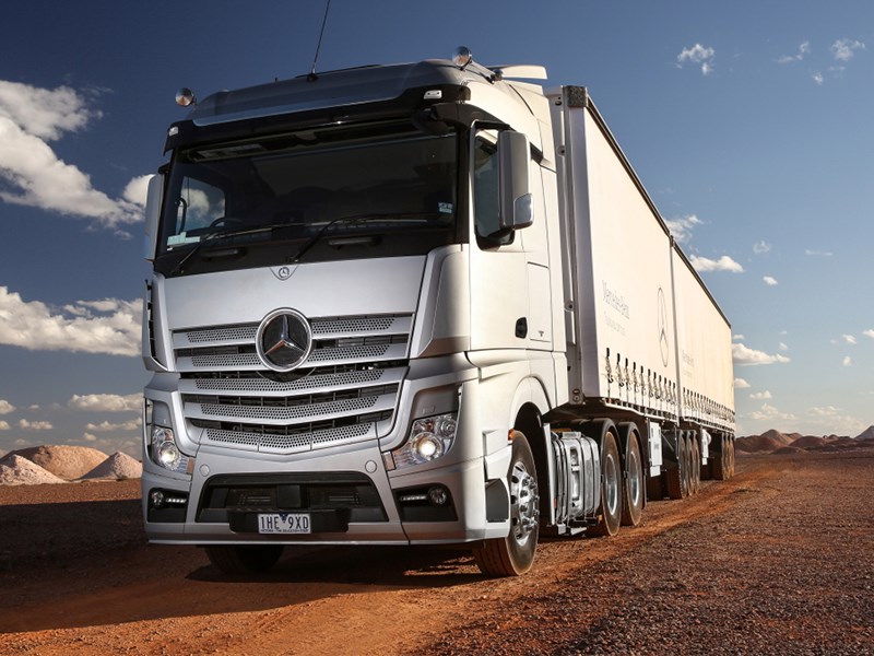 BTS trucks Mercedes Benz