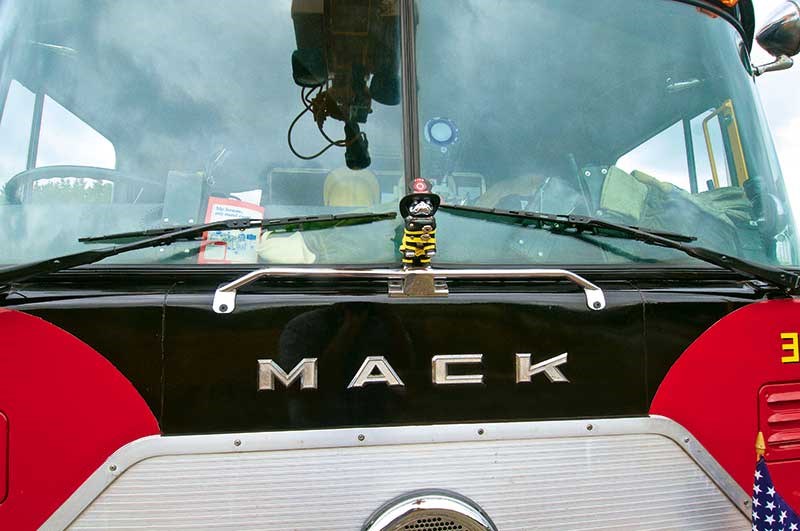 Hot stuff: restored Mack CF685 fire truck