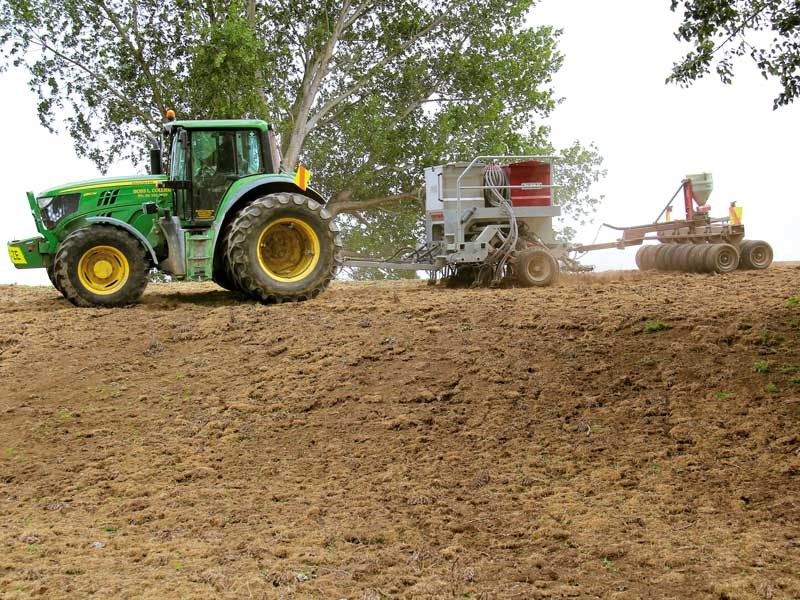Test: Taege 3M air seeder