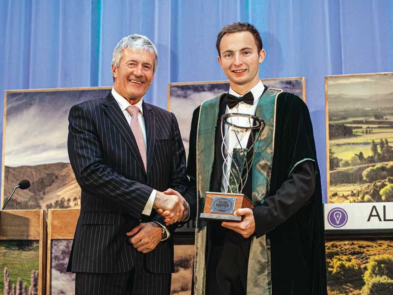 Minister of Agriculture Damien O Connor and James Robertson