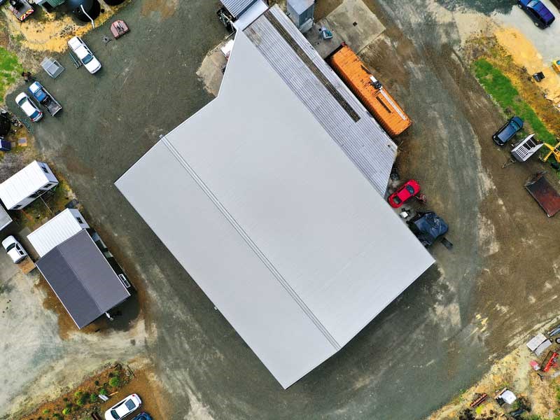 Birds eye view of Engtech Engineering Ltds Alpine building