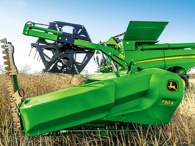 New John Deere 700X combine header