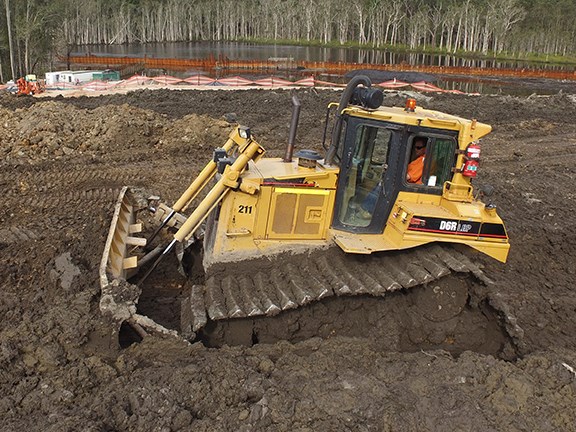 Cat D6R swamp dozer
