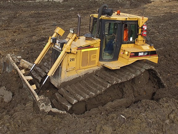 Cat D6R swamp dozer