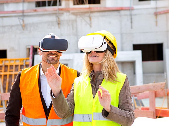 Breakthroughs in virtual and augmented reality technology are expected to change the worksites of the future. Photo: Westend61/GettyImages