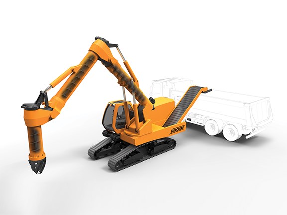 The Hercules Concept Excavator.