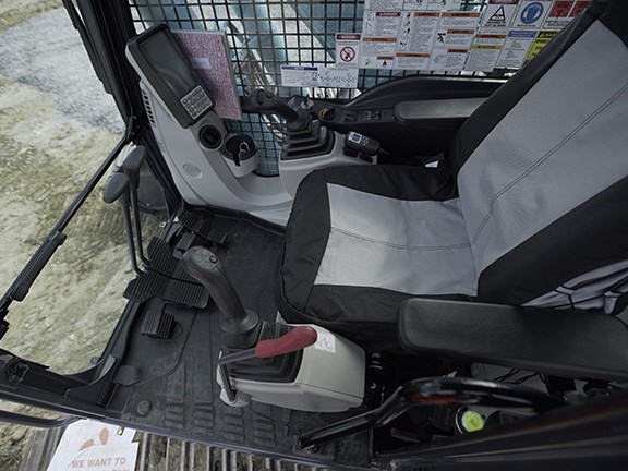 The large cabin is well thought out and has a very comfy seat.