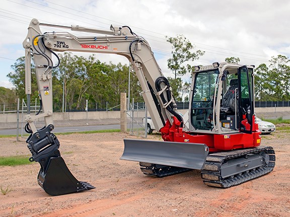"An operator-friendly machine" is the verdict on the Takeuchi TB280FR excavator.