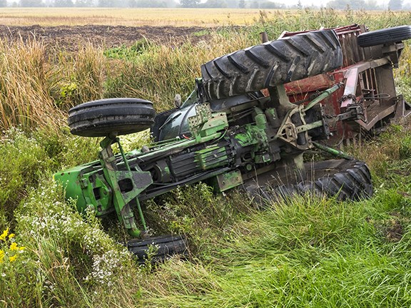 Tractor accident