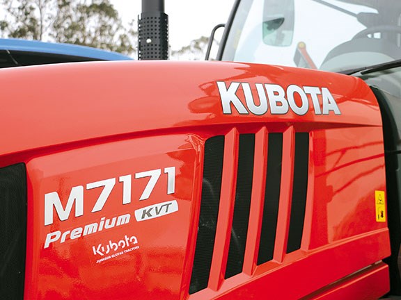 The M7-171 Premium KVT tractor is the new flagship model for Kubota