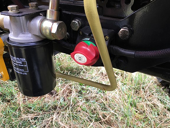The battery isolation switch completely eliminates the threat of a flat battery if the engine is not started for a while