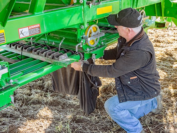 The air cart and its catch bag