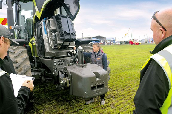 Dr Barbara Raba explaining the Axion 930