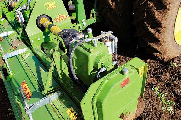 The Celli Tiger's gear box