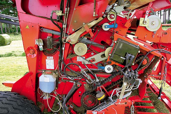 The RP 160 baler is easy maintenance