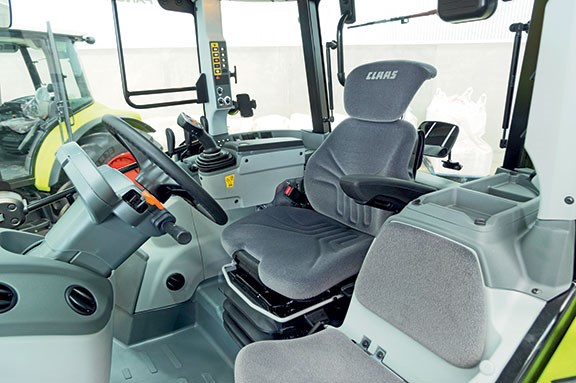 The Claas Arion 440 cab