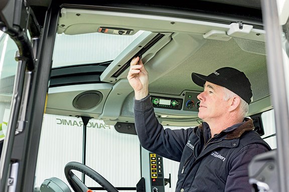 The standout feature of the Arion 440, the glass roof