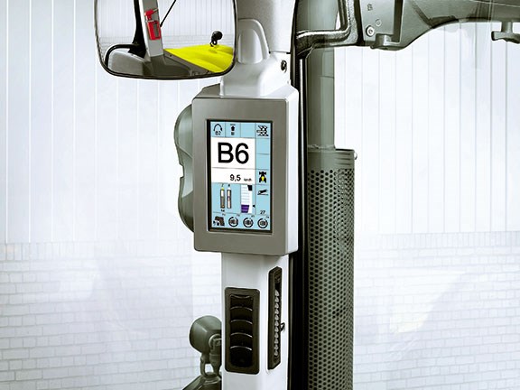 The 7-inch colour CIS screen
