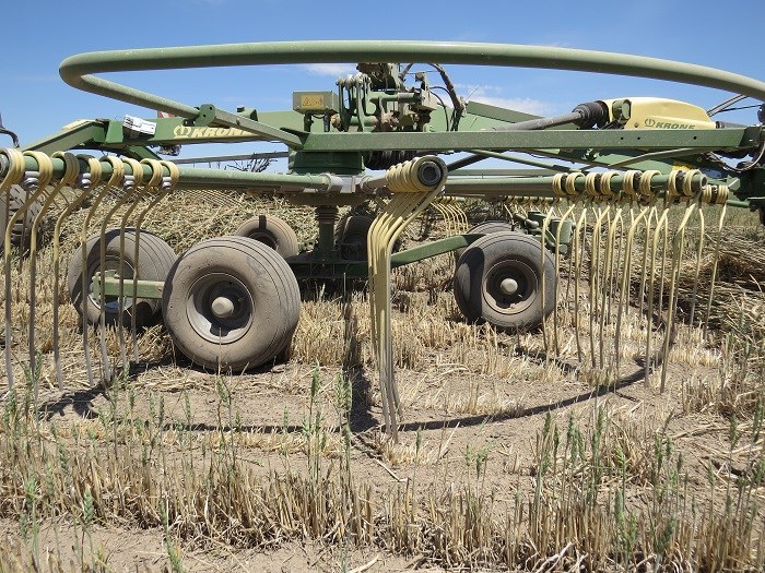 1913 Krone Swadro TC 880 Plus hay rake two guide wheels