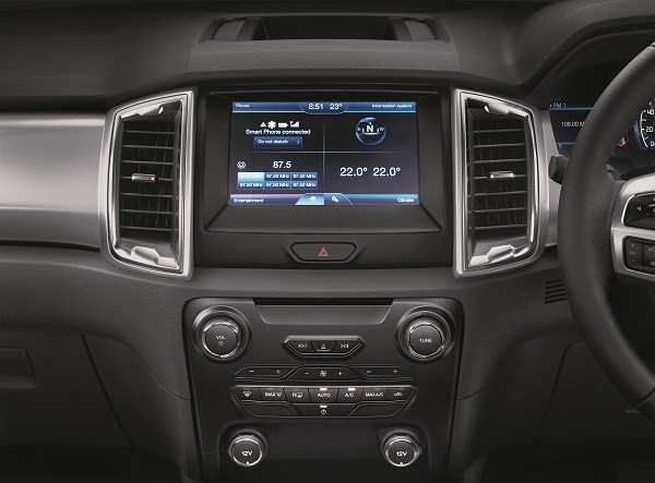 2015 Ford Ranger dash touchscreen
