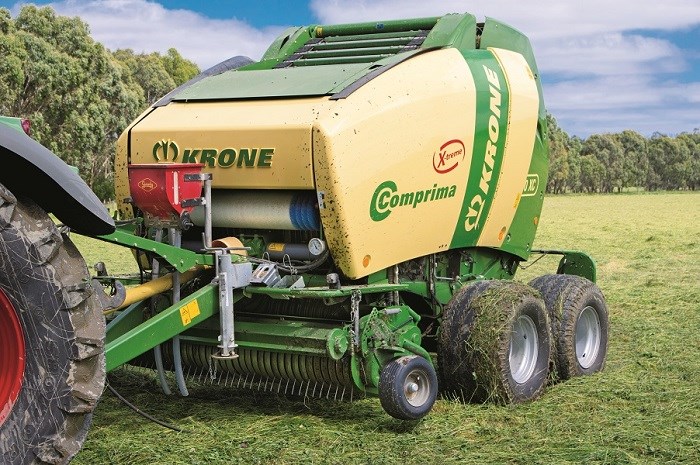 7673 Krone Comprima V 150 XC X treme round baler 1