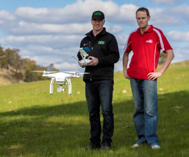 DJI Phantom 3 drone flying 9272