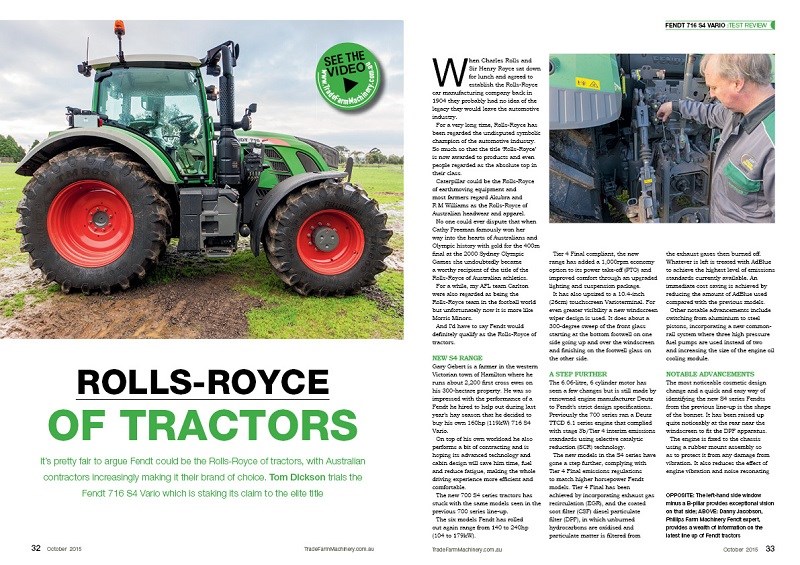 Fendt 716 S4 Vario review