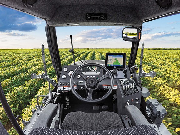 The GVM Mako 450 self-propelled sprayer.
