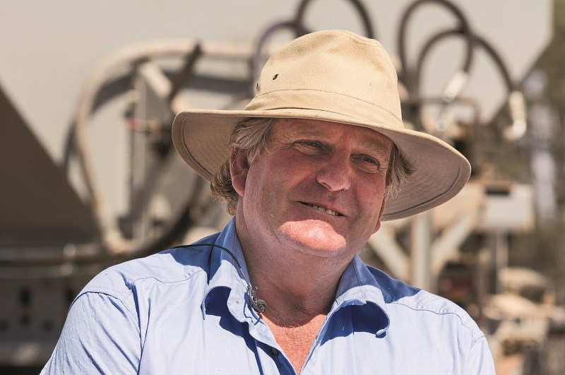 Haze Ag spreader founder Richard Hazelton 3246