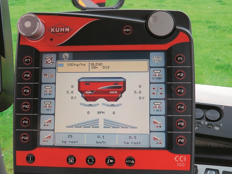 Kuhn Axis 50 1 contorl monitor