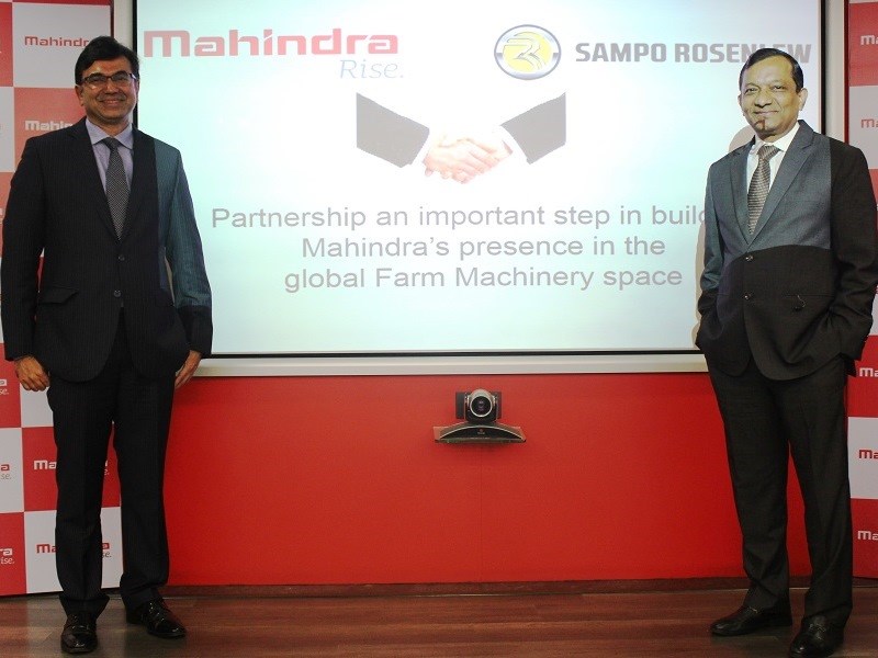Mahindra Sampo Rosenlew partnership press con