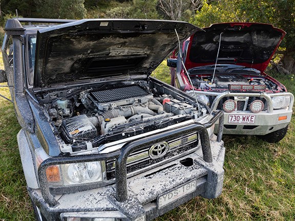 The Cruiser’s V8 certainly isn’t short of grunt, though it’s hamstrung by gearing. The ute does a lot with what it’s got.