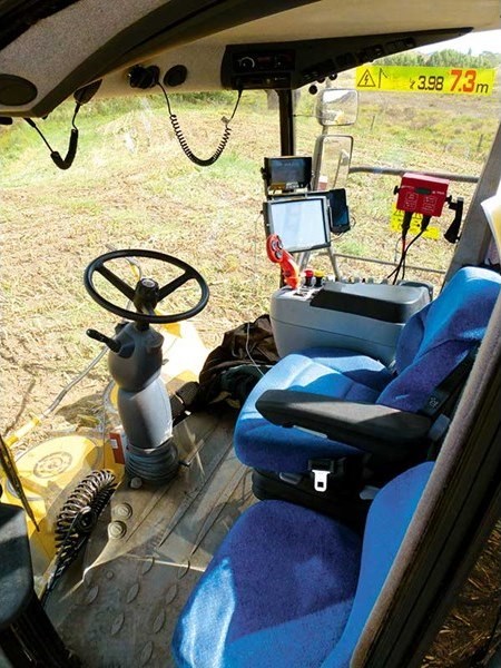 New Holland FR600 harvester cab