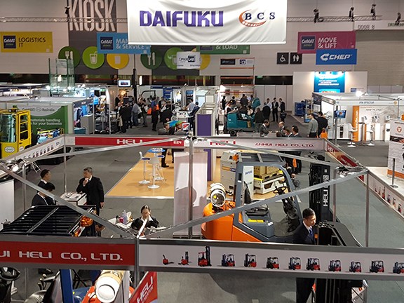 Hundreds attended the 2016 CeMAT materials handling exhibition in Melbourne yesterday.