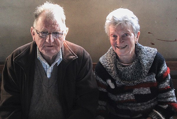 Dave and Kay Lidgard of Goulburn at the Tumblong breakfast.