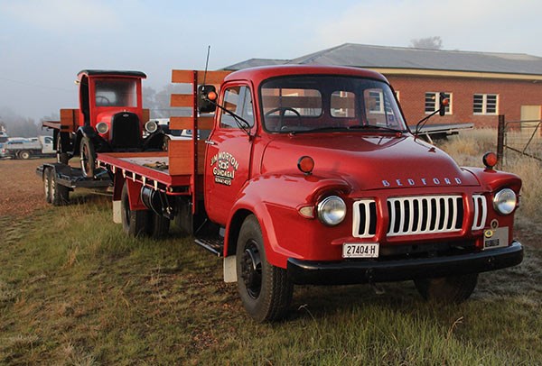 Jim Morton’s 1963 J3 Bedford and 1924 Chevrolet.