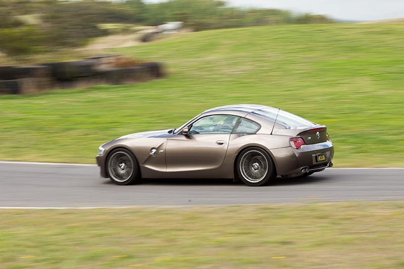 bmw z4m coupe ontrack side 2