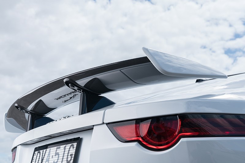 jaguar f type svr rear wing